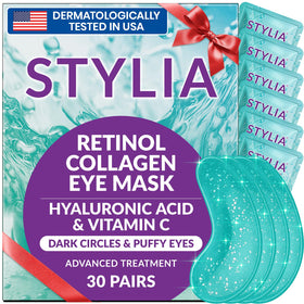 Stylia front packaging showing 30 pairs and clear benefits for quick refresh