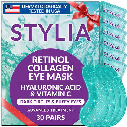 Stylia front packaging showing 30 pairs and clear benefits for quick refresh