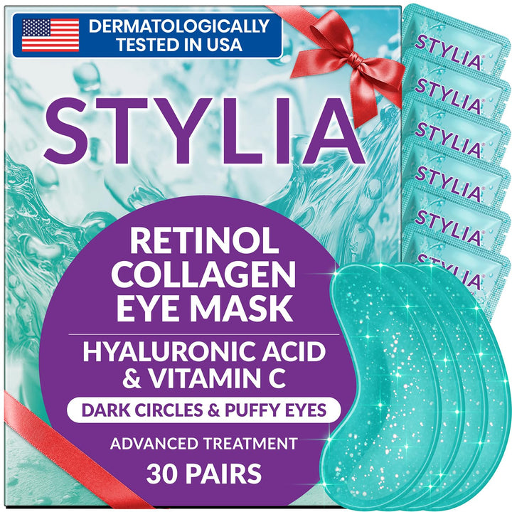 Stylia front packaging showing 30 pairs and clear benefits for quick refresh