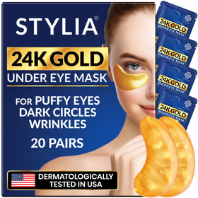 Stylia front packaging showing box of 20 pairs and benefits