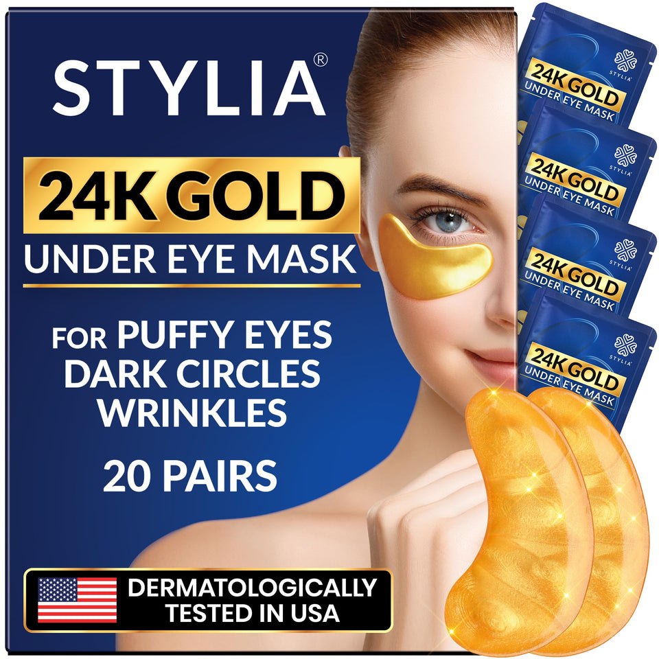 Stylia front packaging showing box of 20 pairs and benefits