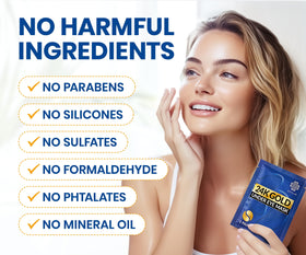 Stylia ingredients flatlay with gold accents showing active components
