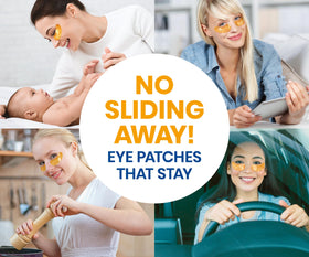 Stylia serum droplet on patch highlighting concentrated hydration