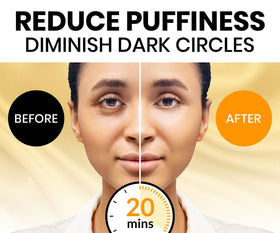 Stylia single pair of hydrogel eye patches out of the tray for easy use