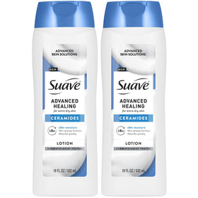 Suave front packaging shows label and benefits for quick identification