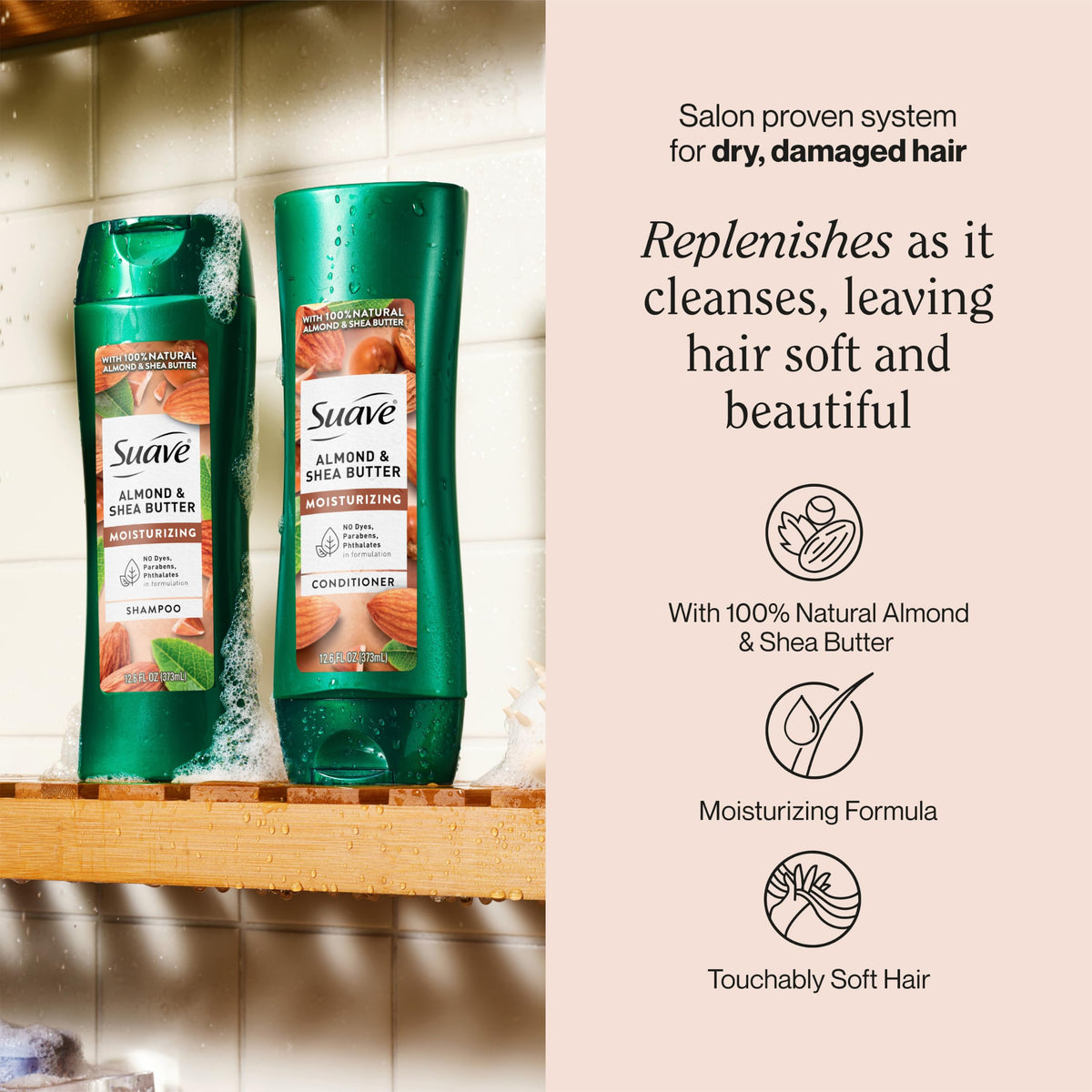 Suave back label ingredients and usage directions for clarity