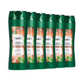 Suave front packaging showing almond and shea benefits