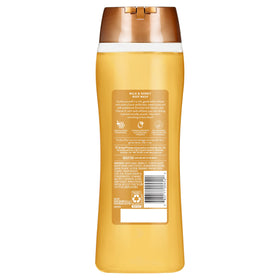 Suave bottles arranged on bathroom shelf suggesting neat storage and value