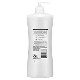 Suave before-and-after dry damaged hair showing improved softness