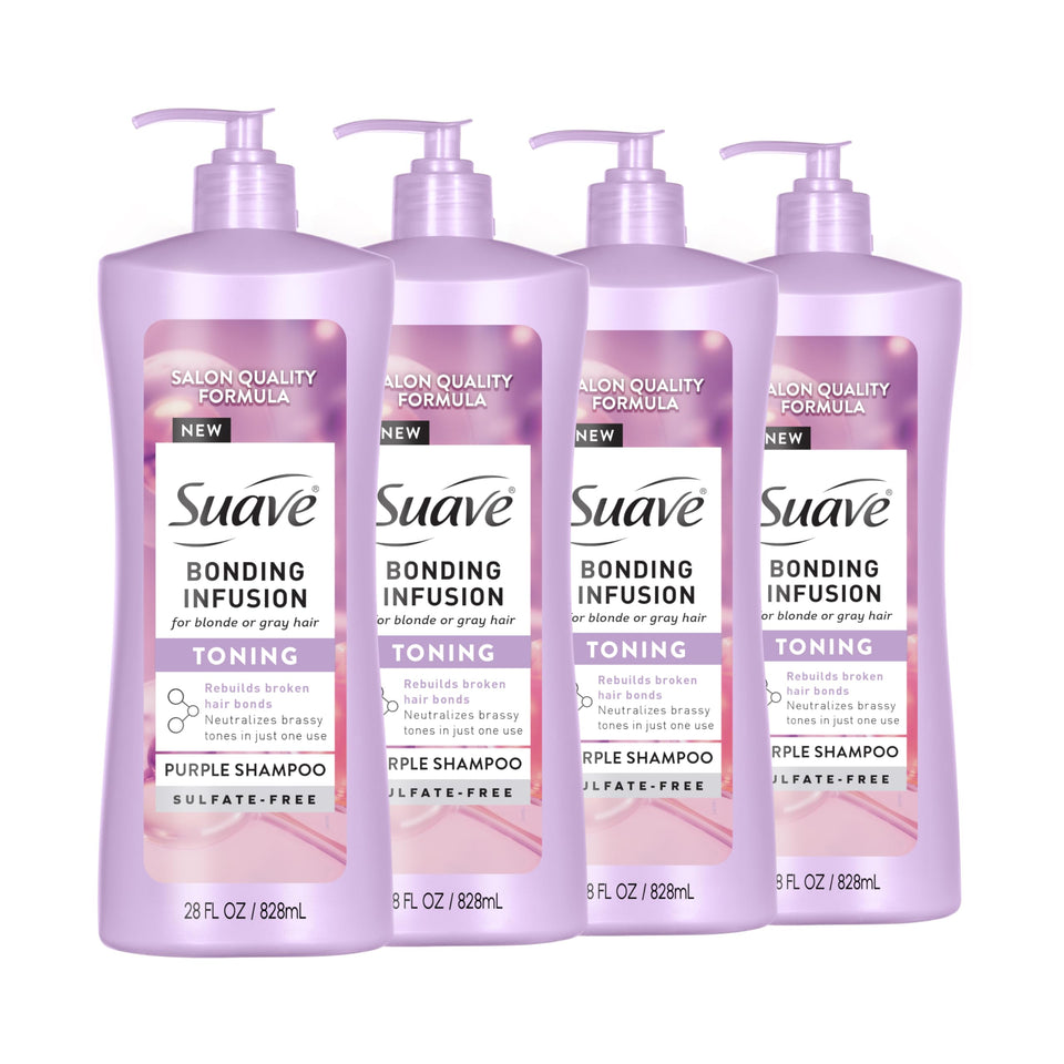 Suave bottle front packaging showing product name and size benefit