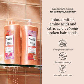 Suave pump close-up for easy dispensing and mess-free use