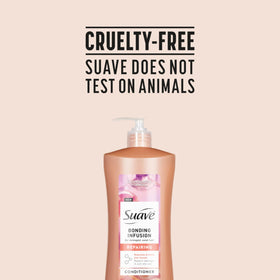 Suave 28oz pump beside common items showing large quantity value