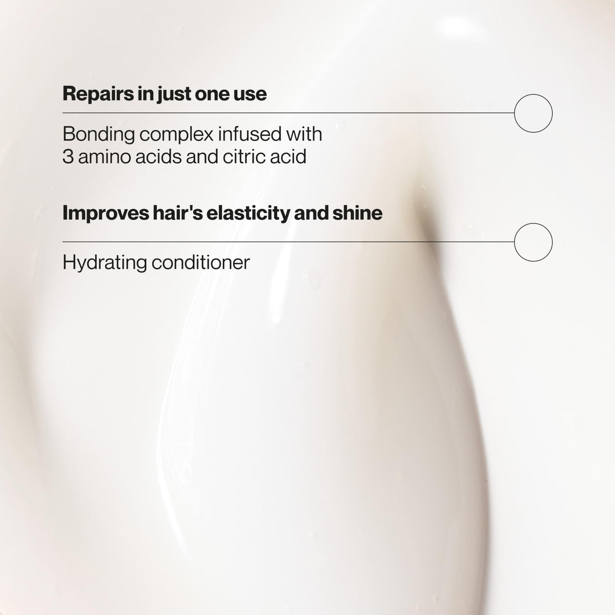 Suave conditioner cream texture demonstrating smooth, rich formula