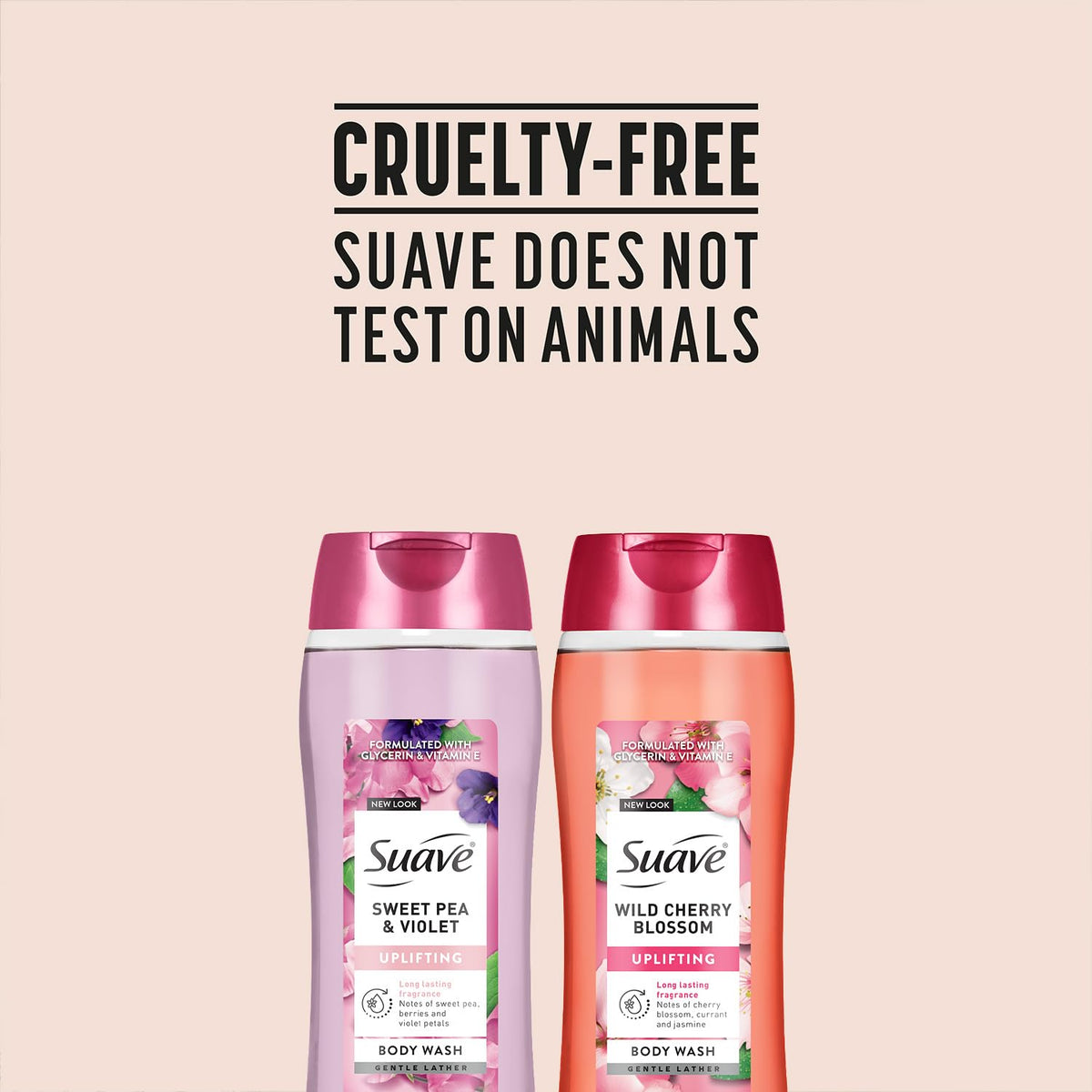 Suave bubble bath in tub setting showing luxurious soak and calming aroma