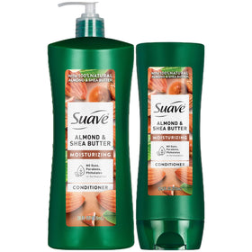 Suave bundle front packaging shows both bottles and benefits