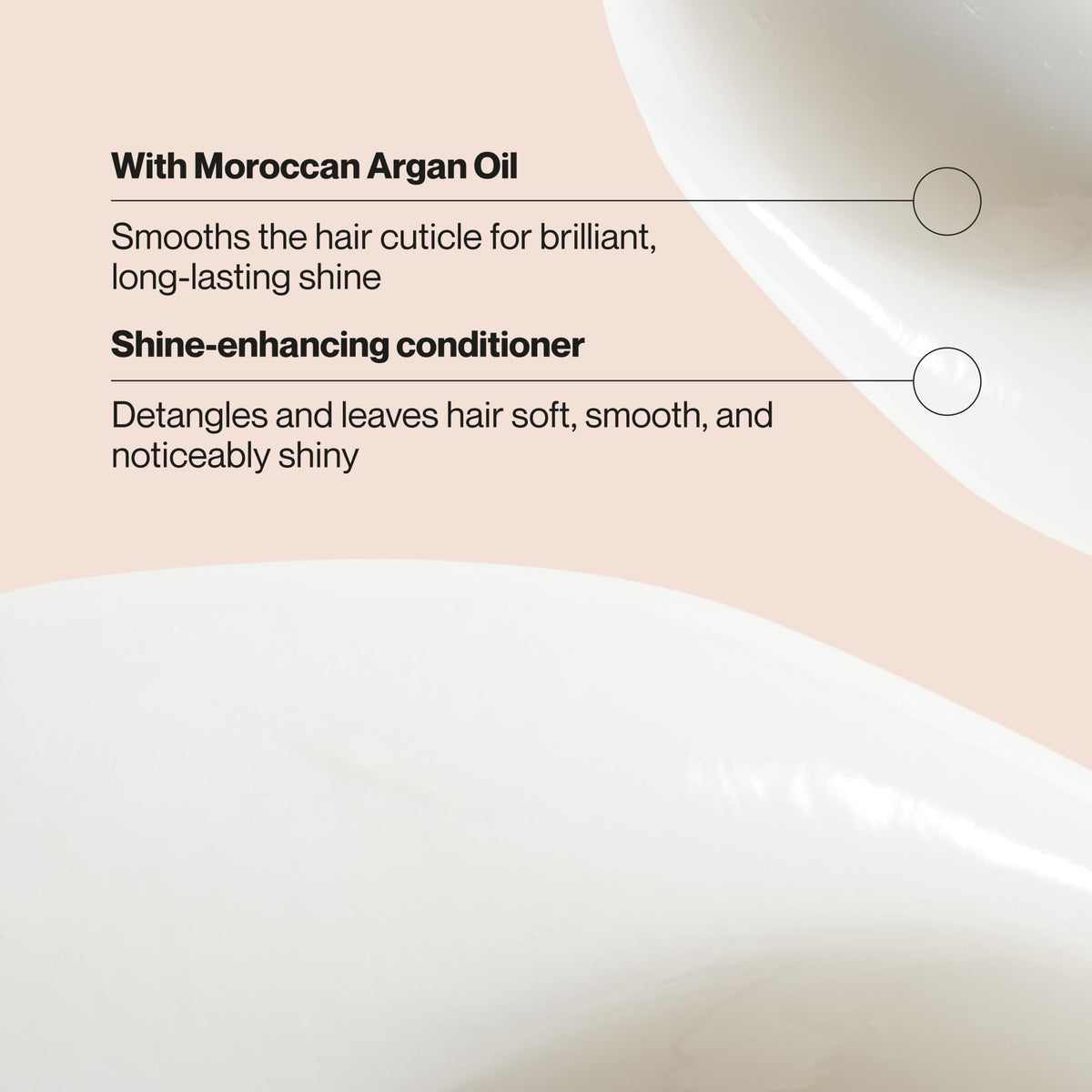 Suave conditioner cream texture close-up for smooth application benefit