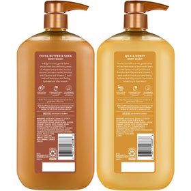 Suave bottles with PETA badge indicating certified cruelty-free benefit
