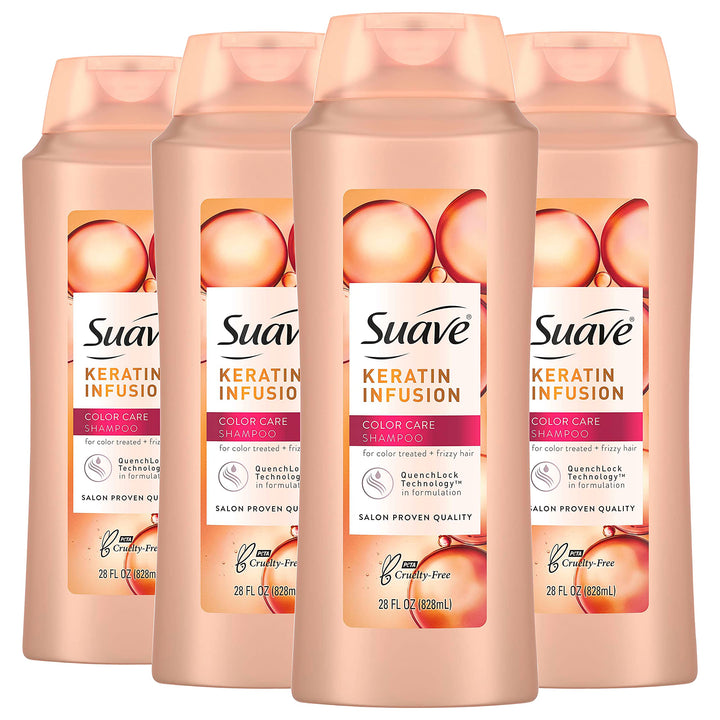 Suave bottle front packaging showing brand and size for clear identification