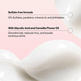 Suave pump dispensing conditioner texture for slip and smoothness benefit