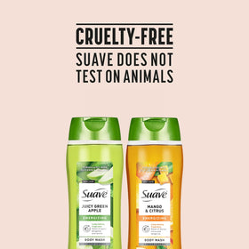 Suave Fruit Blend Oil Essence visual of ingredients for nourishing feel
