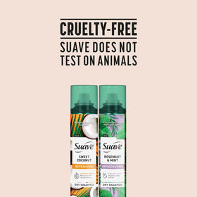 Suave ingredient label detail showing natural extracts and benefits