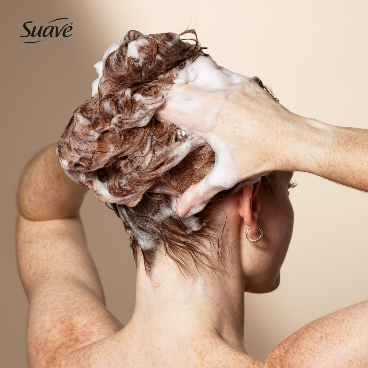Suave keratin infusion label ingredients view highlighting keratin