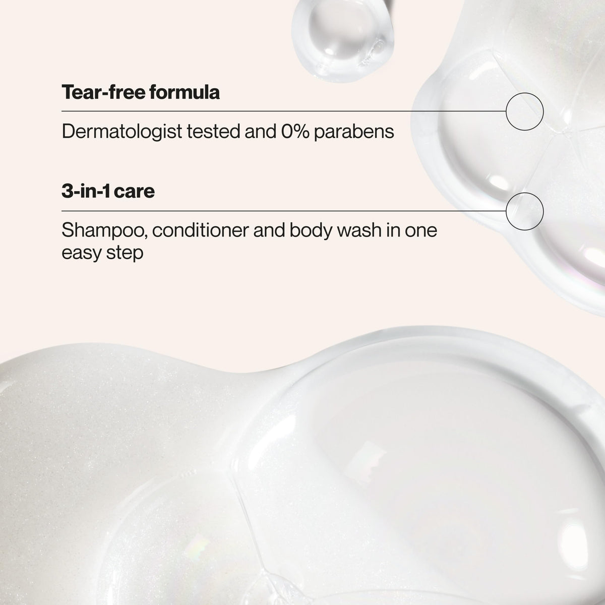 suave side label close-up showing ingredient and dermatologist-tested claim