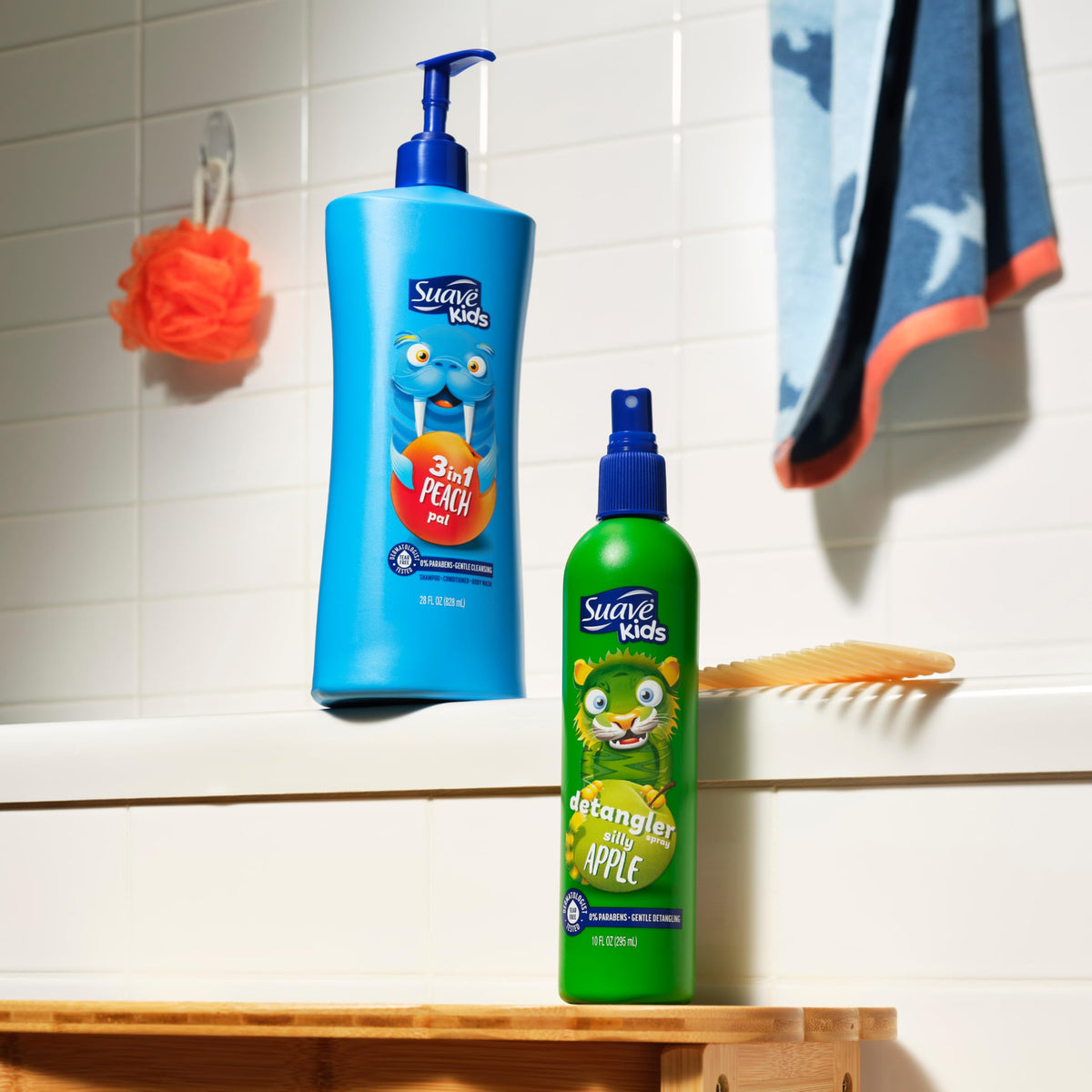 suave Kids four bottles pack-of-4 supply for long-lasting convenience benefit