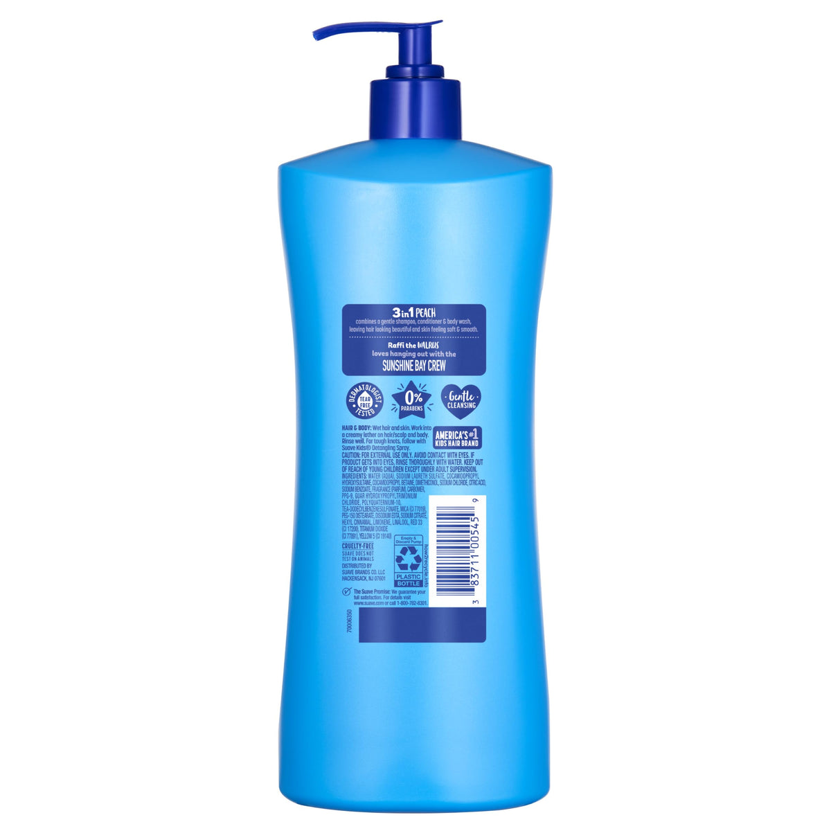 suave Kids hair after wash looks soft and manageable benefit