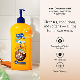suave pump dispenser detail for tidy, easy bath-time use