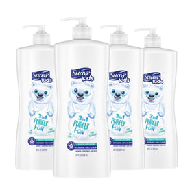 Suave Kids front packaging showing 28oz bottle and playful label benefits