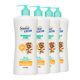 Suave Kids front packaging showing playful design and benefits