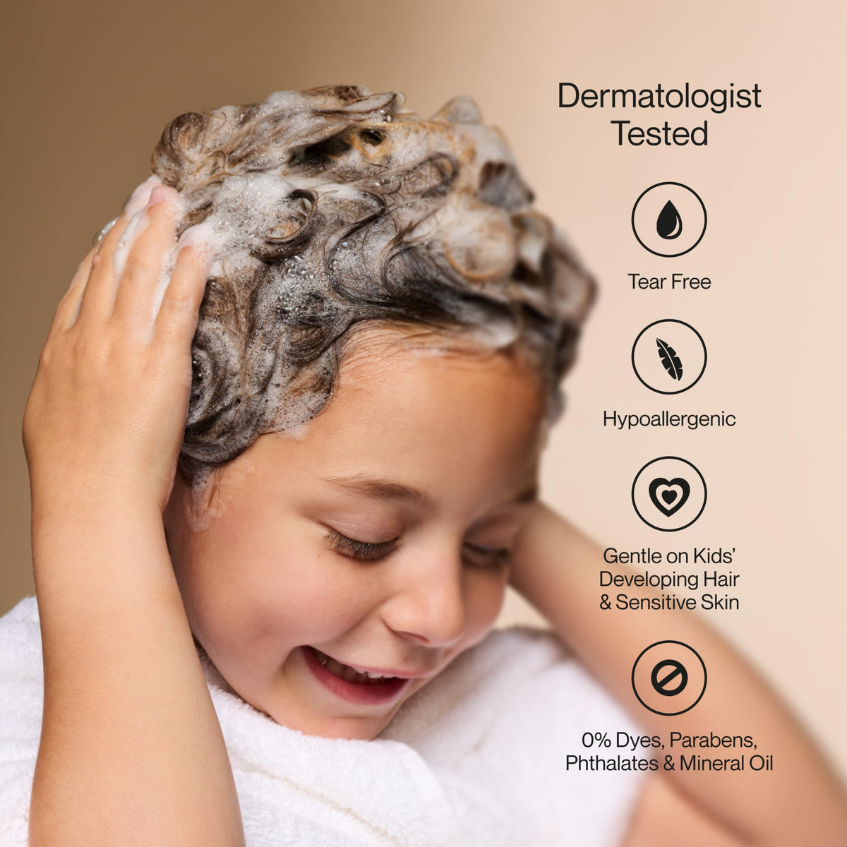 Suave Kids oat and honey ingredients depiction for soothing benefits