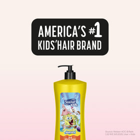 Parent and child bathing with Suave Kids for fun, efficient bath time