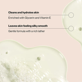 Suave Mango Citrus rich foam illustrating hydrating texture