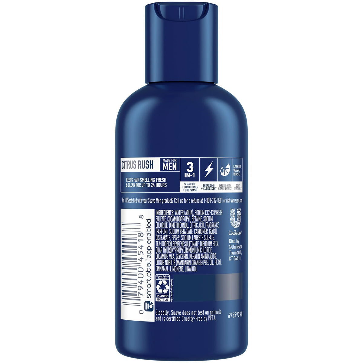 Suave Men in gym shower scene showing post-workout refresh and convenience