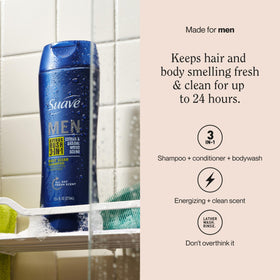 suave back label close-up showing ingredients and directions for clear product information