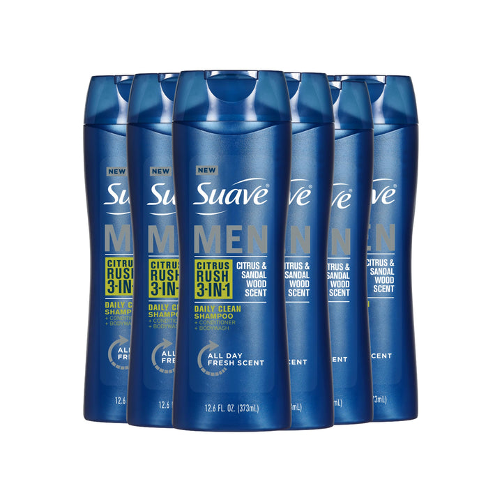 suave front packaging showing bottle and label, brand visible and quick identification benefit