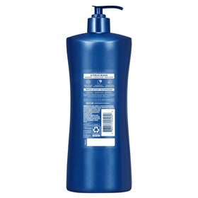 Suave Men Citrus Rush next to a ruler for clear size and volume scale