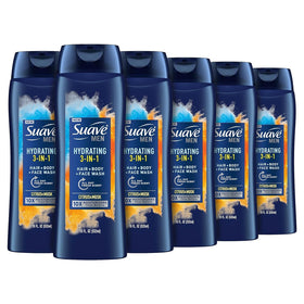 Suave Men front packaging showing brand and citrus musk scent benefit