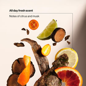 Suave ingredients visual with glycerin and vitamin E showing moisturizing benefit