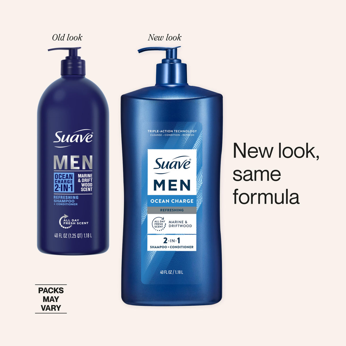 Suave product texture on palm showing lightweight lather and hydration