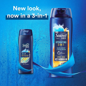 Suave Men lather texture close-up showing moisturizing formula benefit