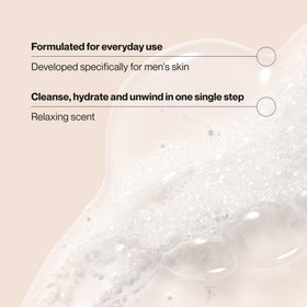 Suave creamy foam texture close-up demonstrating gentle moisturizing