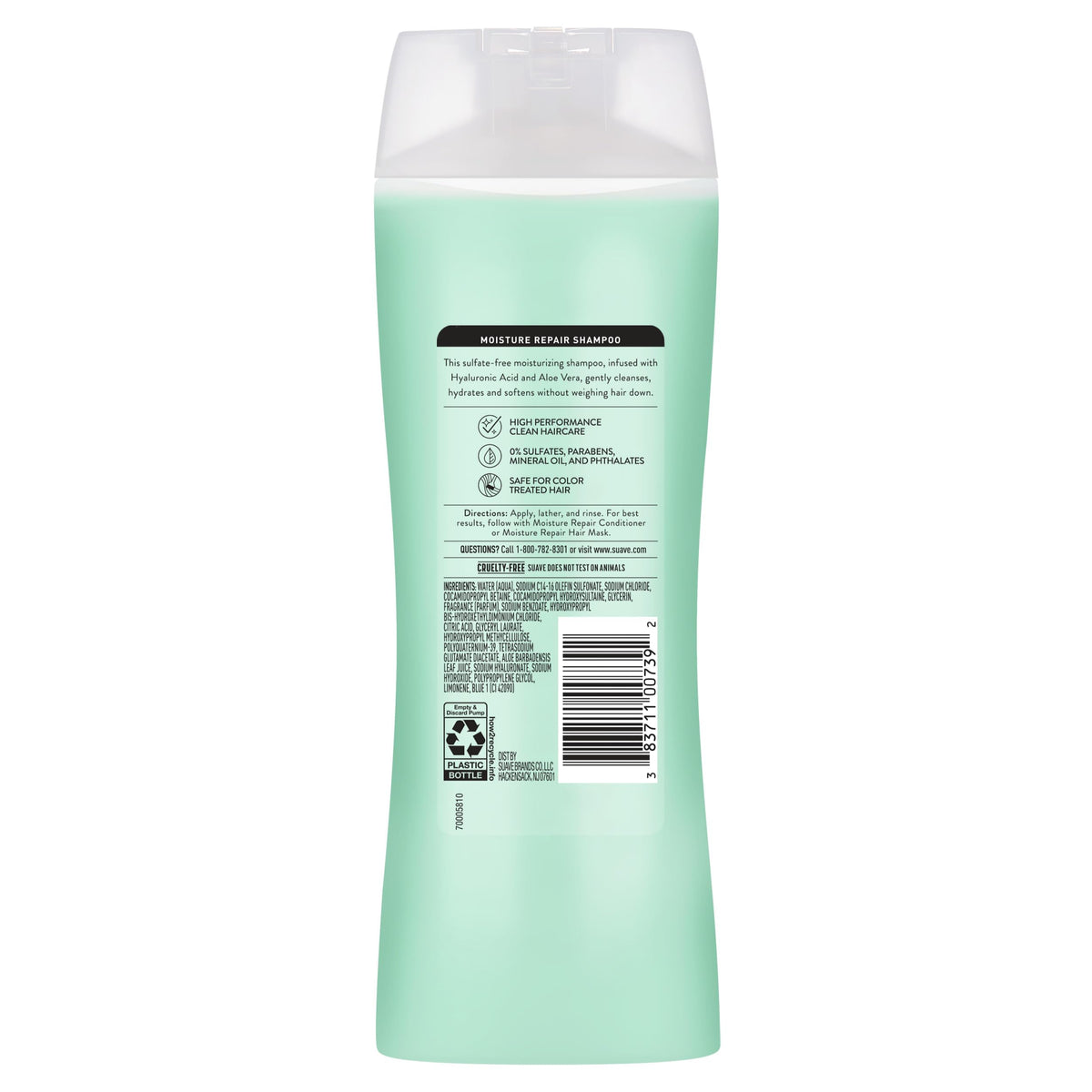 Person using Suave in shower showing gentle cleansing and moisture