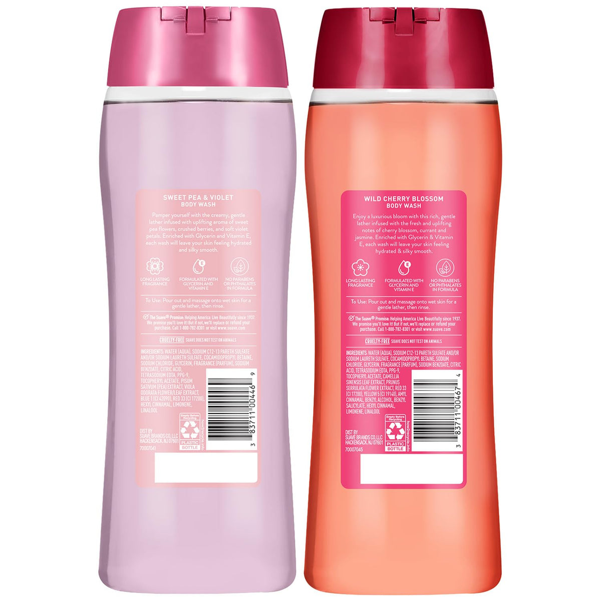 Suave PETA Certified Cruelty-Free badge on product display signaling ethical choice