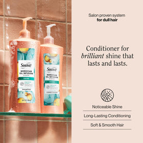 Suave pump dispenser top for easy, controlled conditioner use