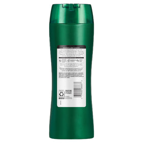 Suave shampoo being applied to wet hair, demonstrates effective cleansing action