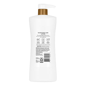 Suave shea butter bottle label ingredients view highlighting allergen-free formula