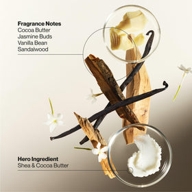 suave lotion texture spread on skin showing creamy shea butter absorption benefit